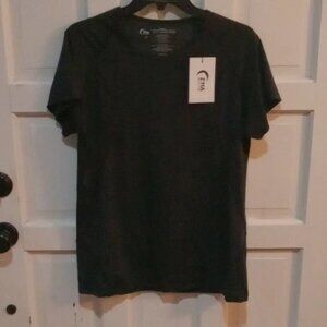 NWT Zyia Actve Charcoal Competition Short Sleeve T Activewear S-XXL